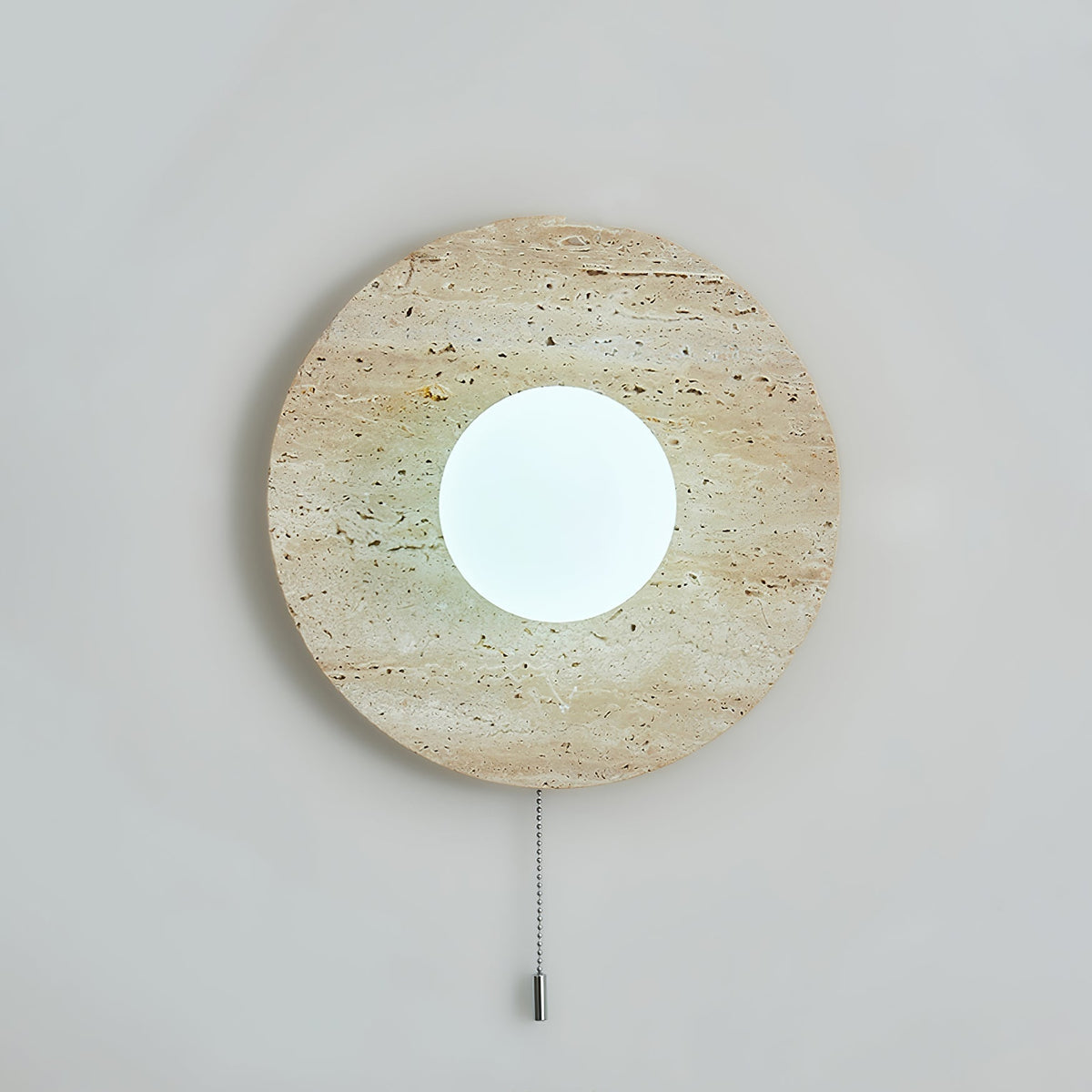Stone Lunar Eclipse Wall Light, Plug-In Wall Sconce, detail 16