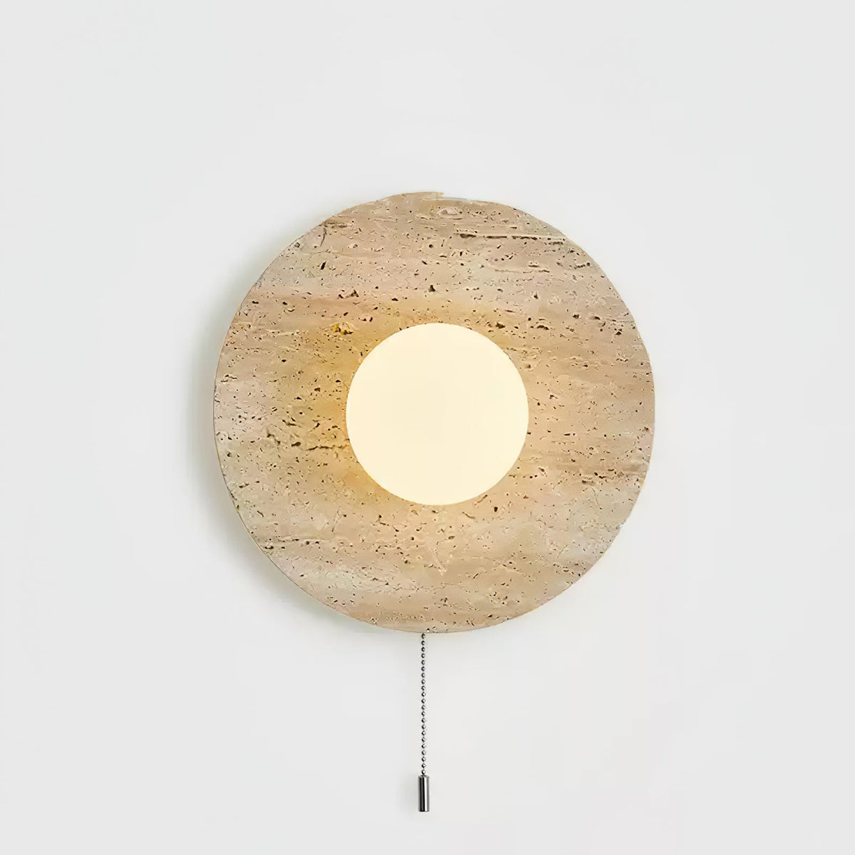 Stone Lunar Eclipse Wall Light, Plug-In Wall Sconce, detail 17