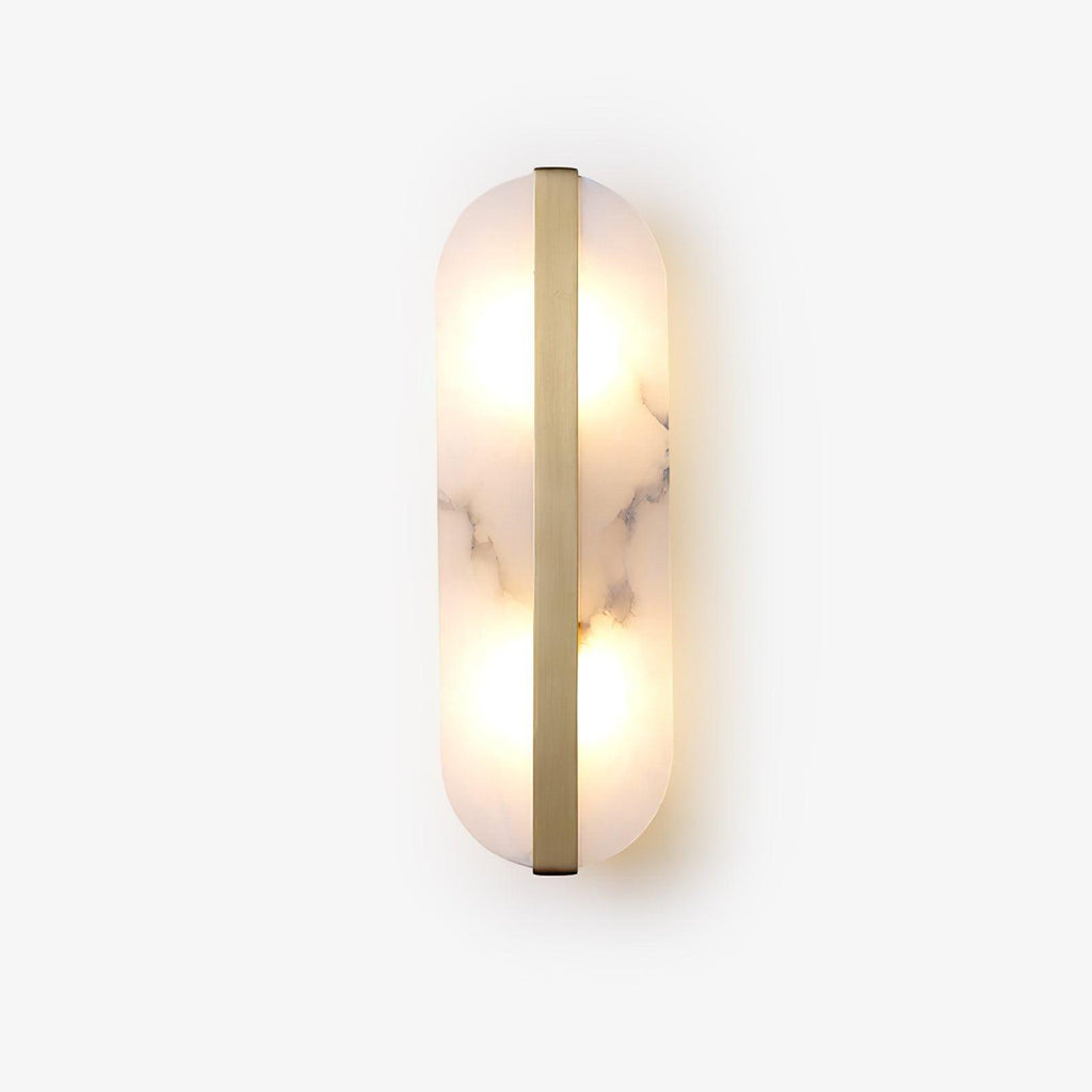 Stone Wall Alabaster LED Wall Light, Hardwired Wall Sconce, detail 2