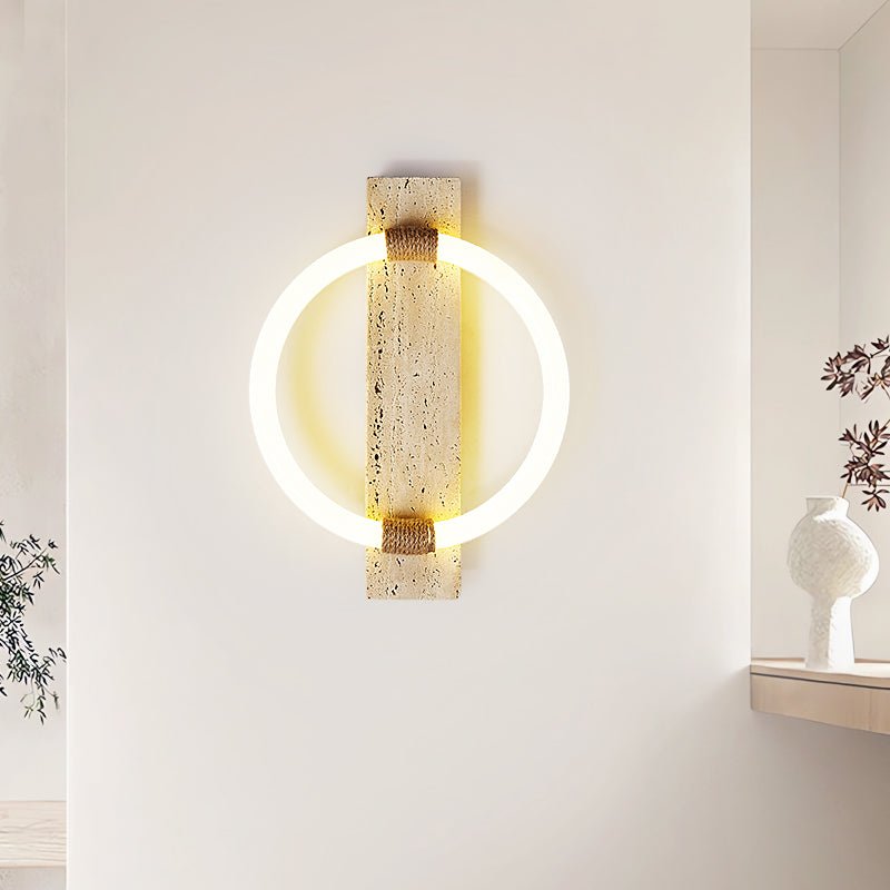 Stonek Wall Light, Hardwired Wall Sconce, detail 3