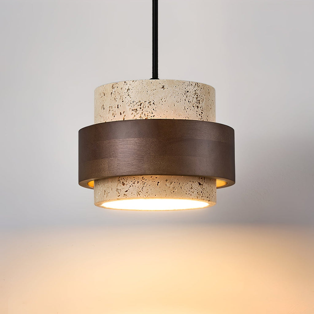 Stonova Travertine Wall Light, Hardwired Wall Sconce, detail 11