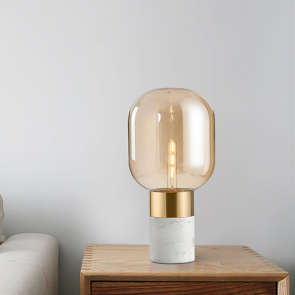 Storm Marble Table Light, Bedside Table Lamp, detail 2