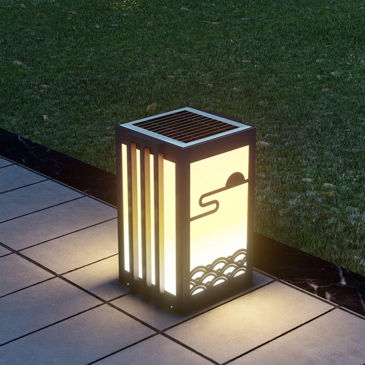 Sunrise Pattern Exterior Light, Outdoor Wall Light, detail 11