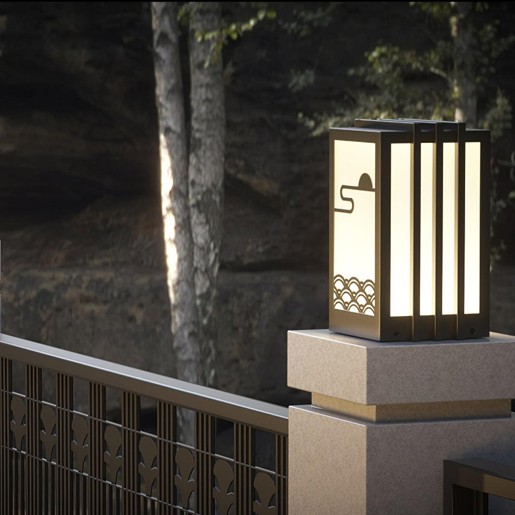 Sunrise Pattern Exterior Light, Outdoor Wall Light, detail 12