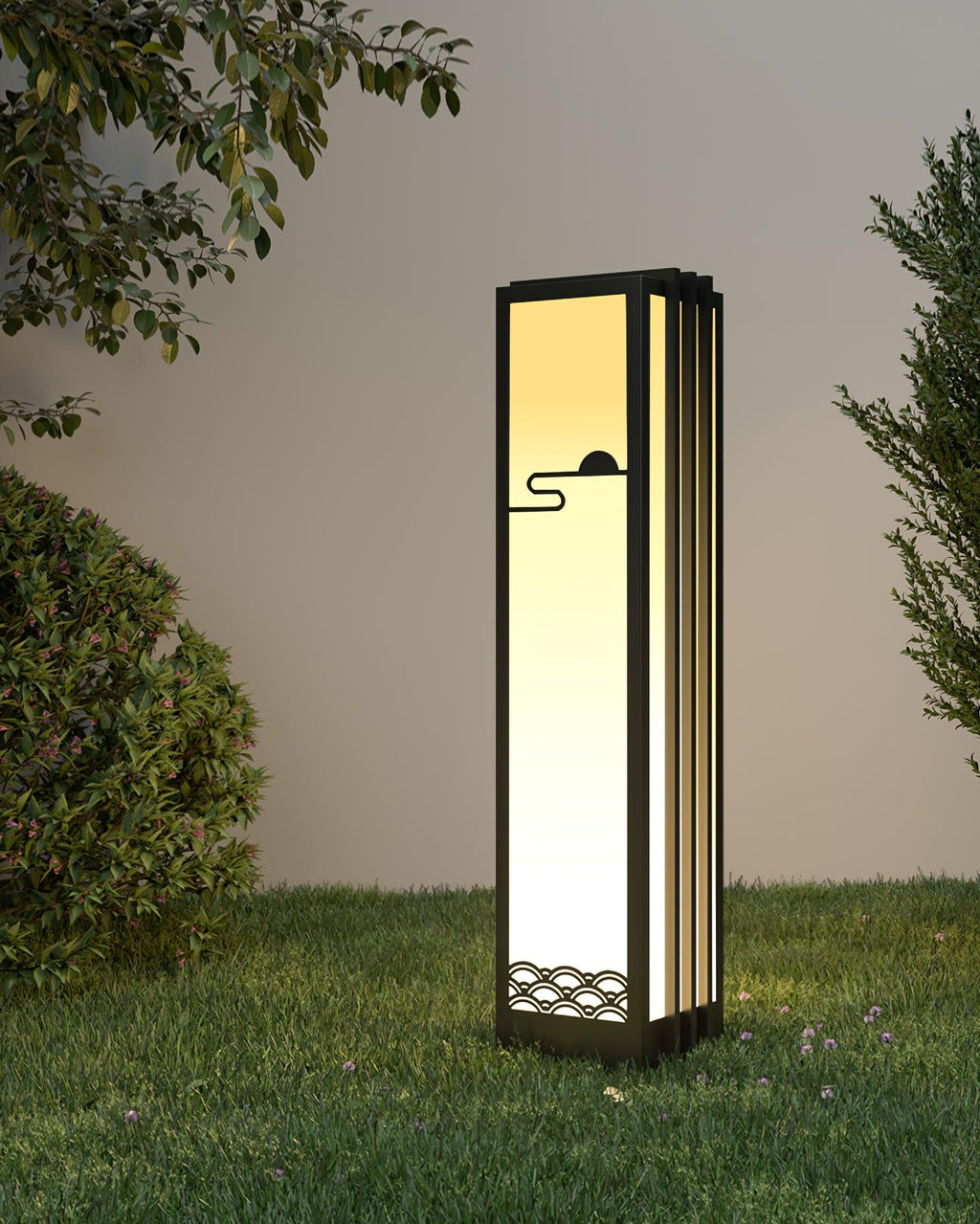 Sunrise Pattern Exterior Light, Outdoor Wall Light, detail 13