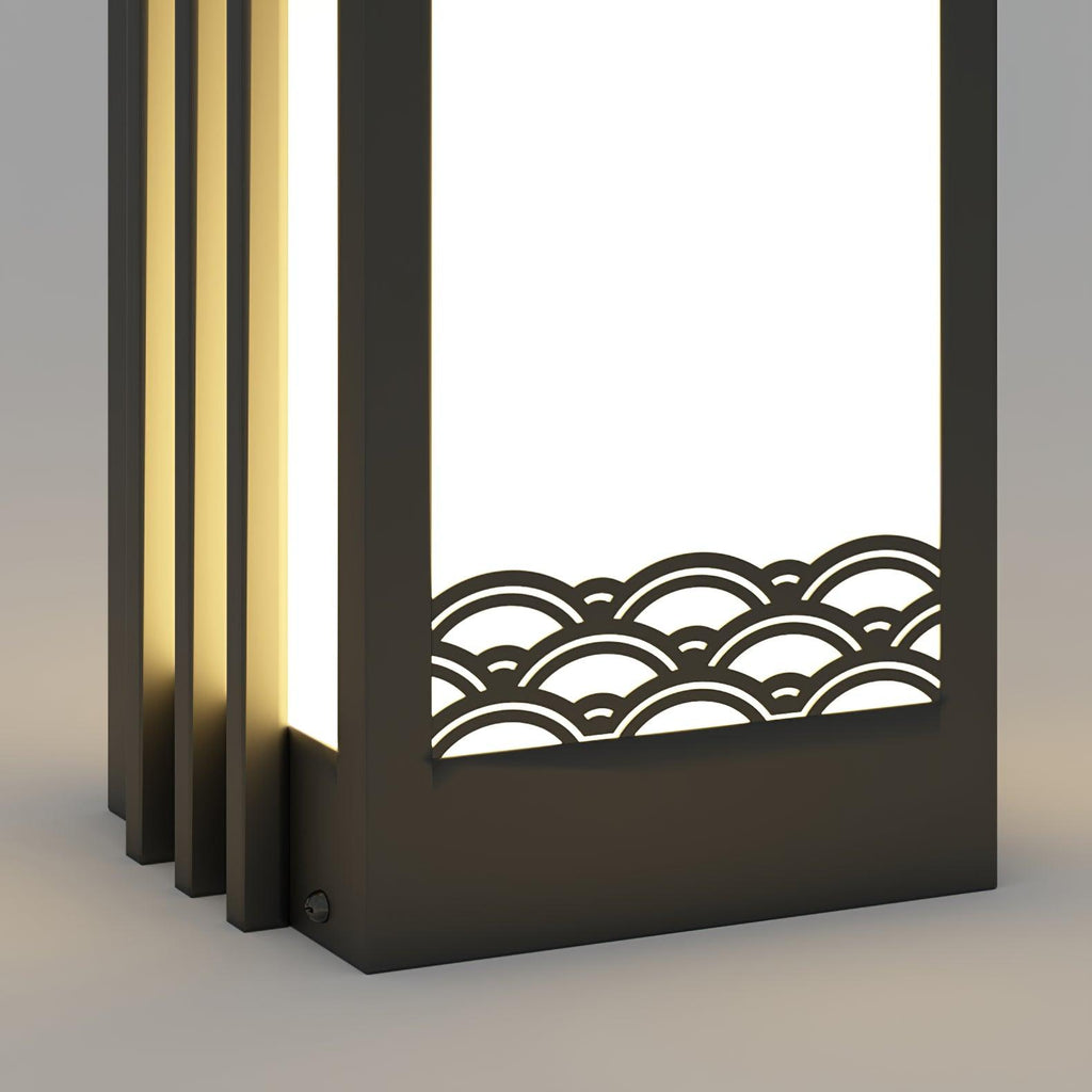 Sunrise Pattern Exterior Light, Outdoor Wall Light, detail 23