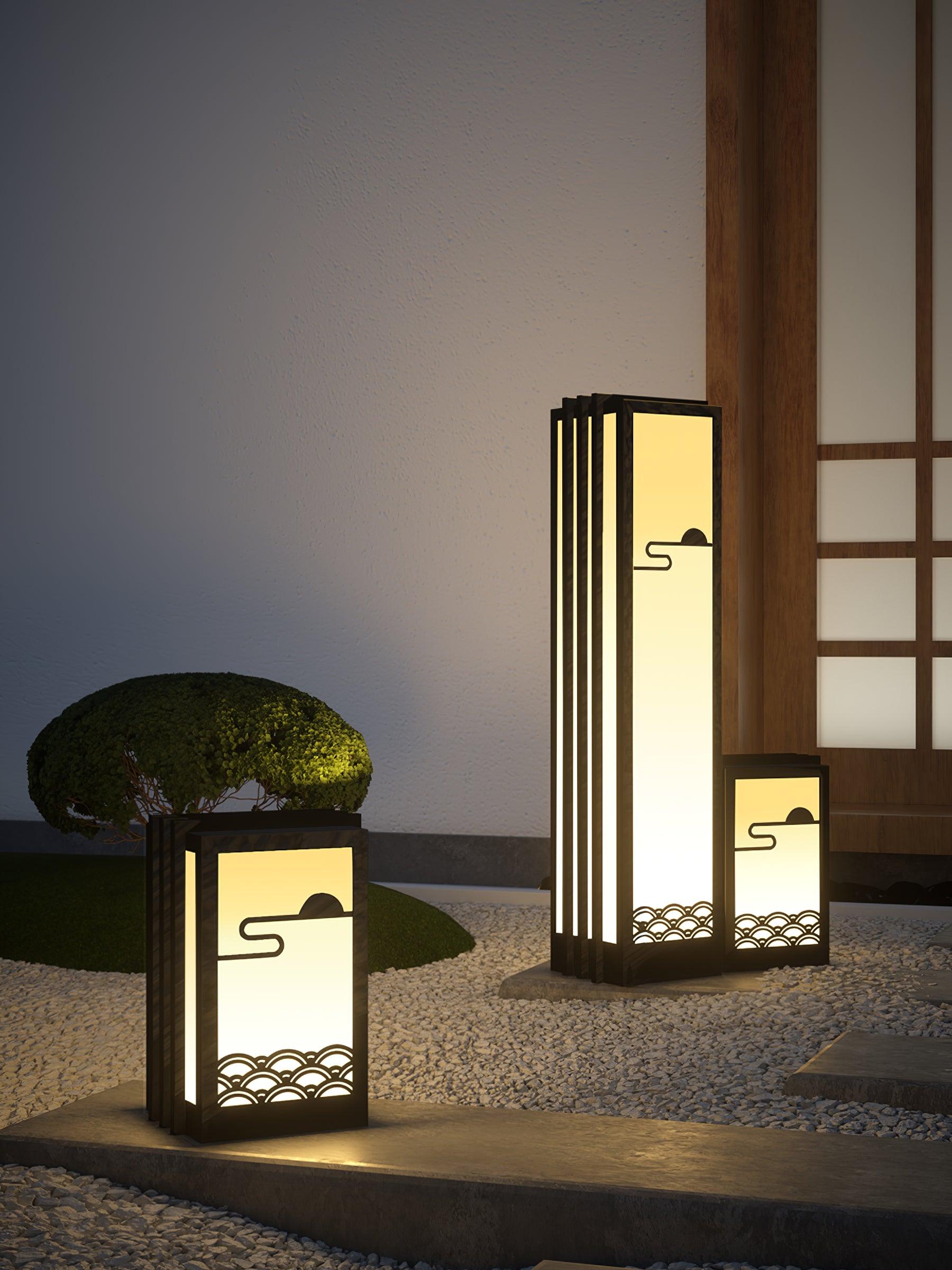 Sunrise Pattern Exterior Light, Outdoor Wall Light, detail 9
