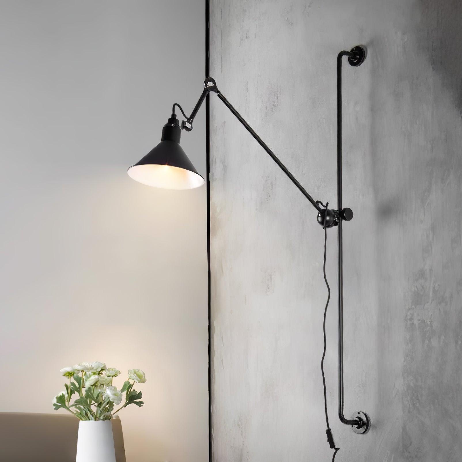 Support Frame Rocker Wall Light, Hardwired Wall Sconce, detail 3