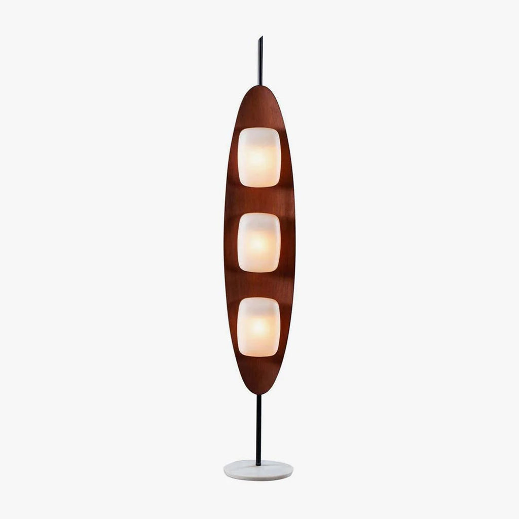 Surfboard Floor Light, Floor Lamp, Marble, ∅ 11.8″ x H 63″