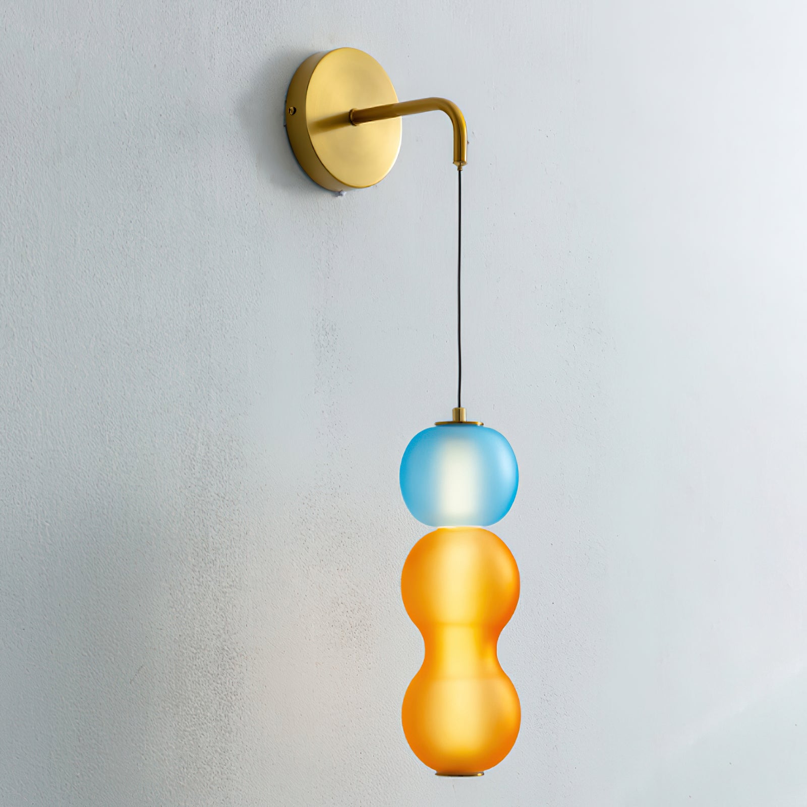 Surge Wall Light, Hardwired Wall Sconce, Iron, Model A: Dia 15cm x H 30cm