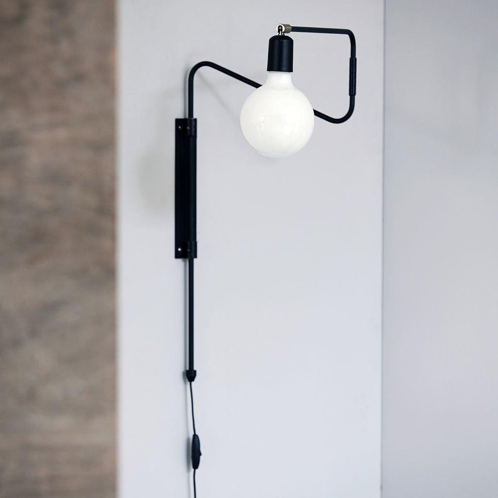 Swing Wall Light, Plug-In Wall Sconce, detail 5