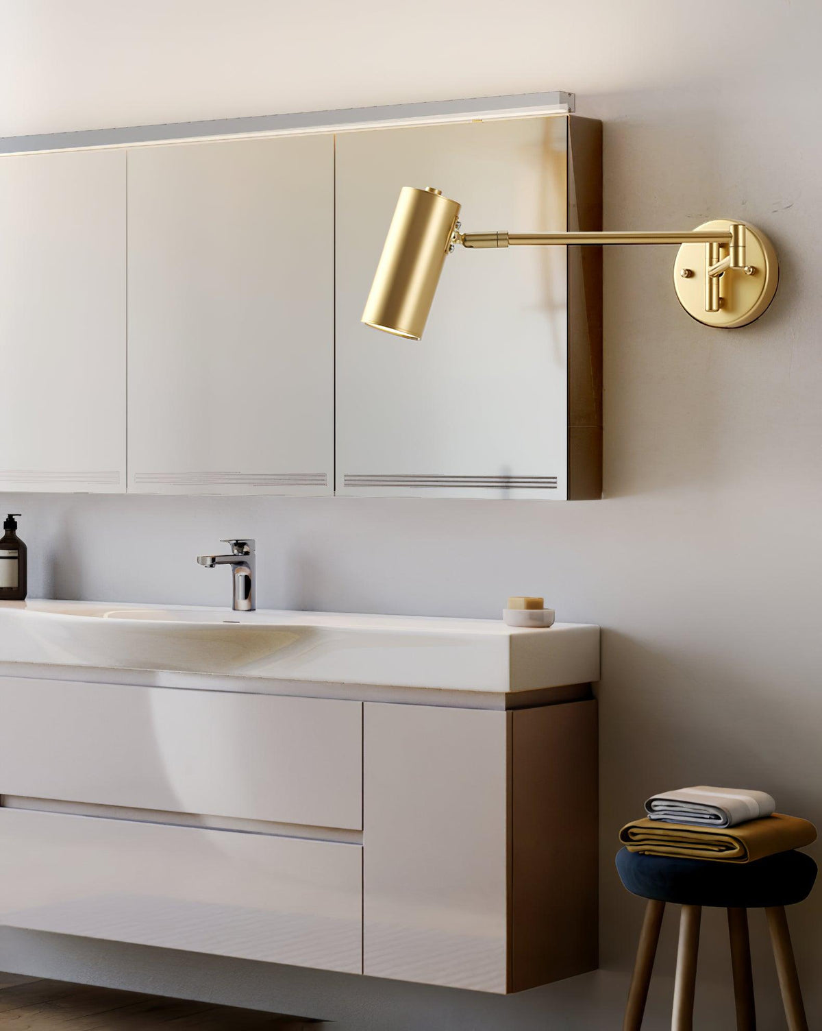 Pivot Arm Wall-mounted Lamp Wall Light, Hardwired Wall Sconce, detail 15