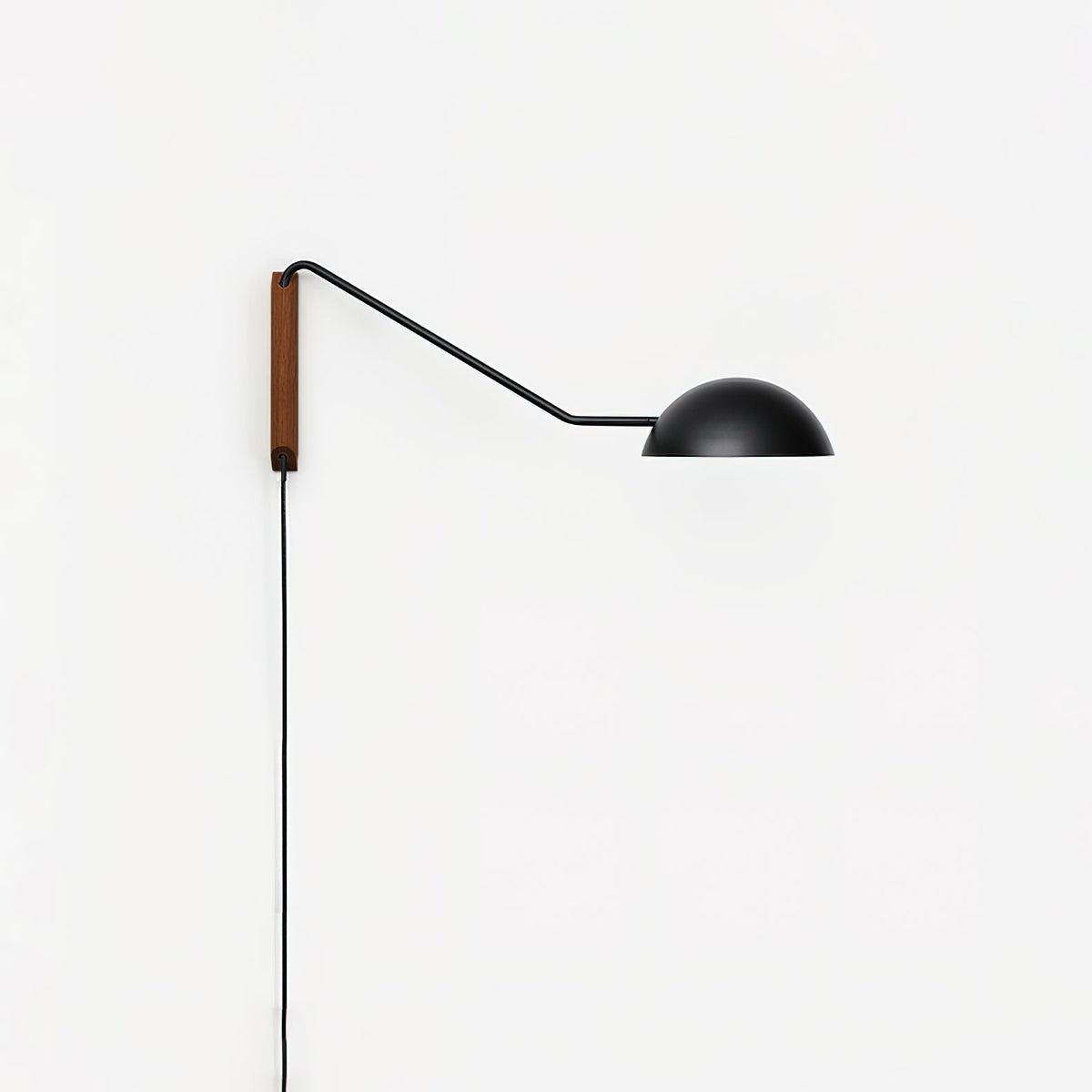 Swing Dome Wall Light Wall Light - W 103cm x H 30cm Wood, Plug-In Wall Sconce, detail 24