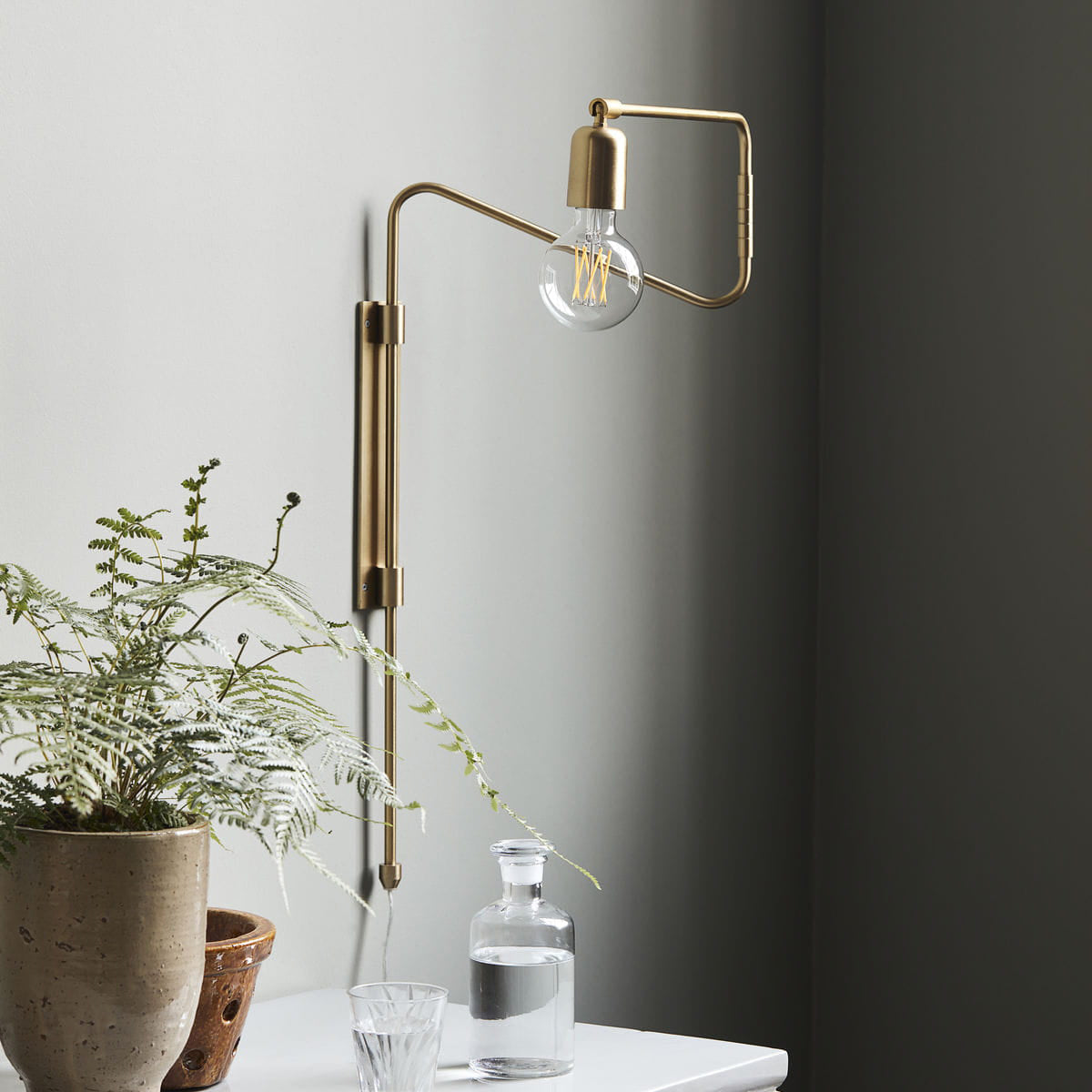 Swing Wall Light, Plug-In Wall Sconce, detail 10