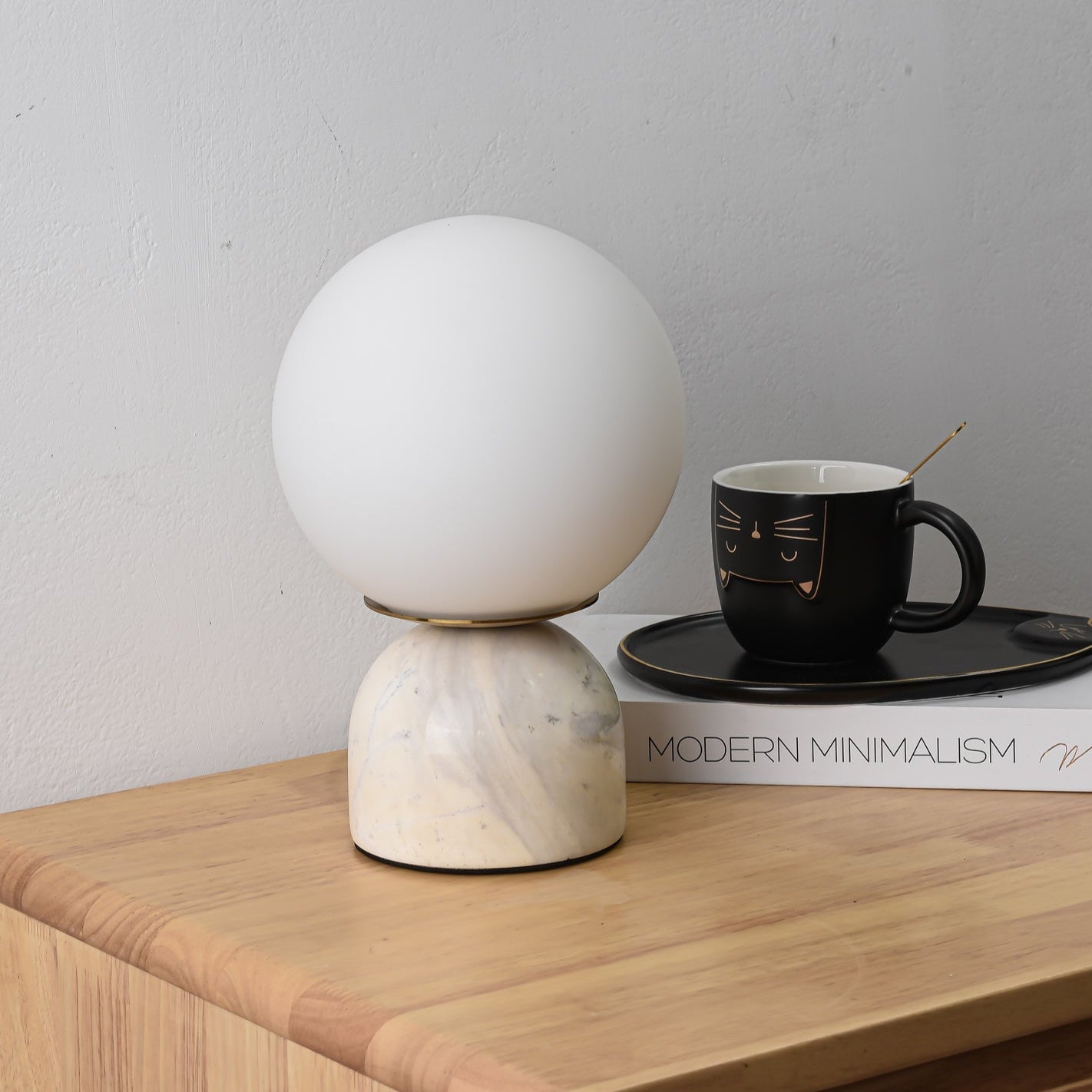 Sylas Marble Table Light, Bedside Table Lamp, detail 3