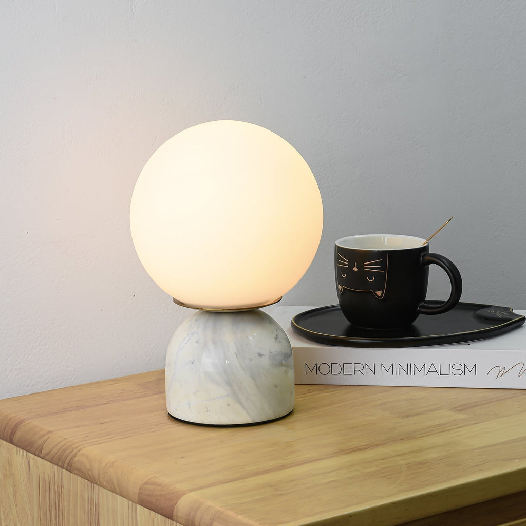 Sylas Marble Table Light, Bedside Table Lamp, detail 2