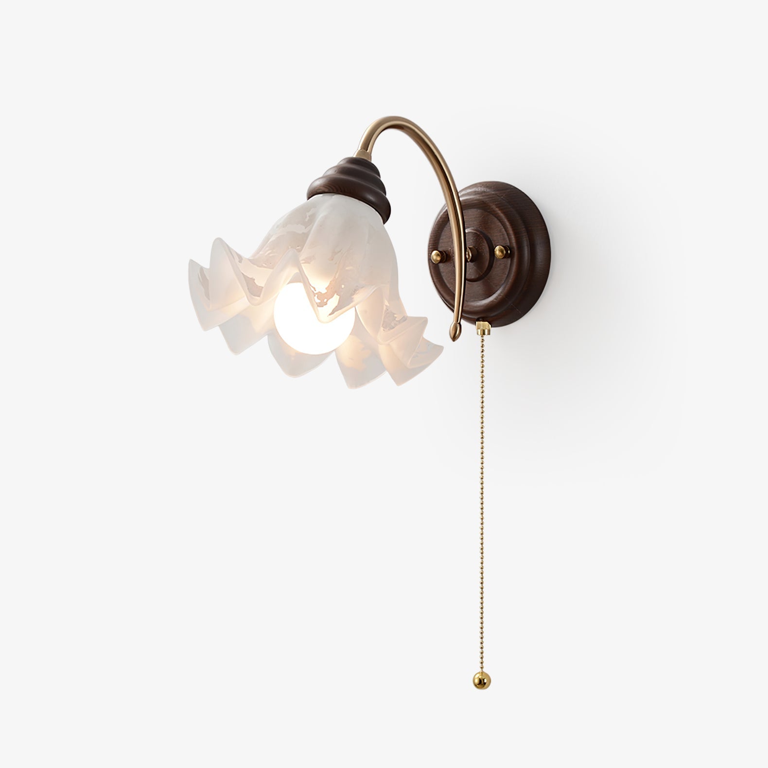 Sylphine Wall Light, Hardwired Wall Sconce, Metal, Dia 19cm x H 22cm