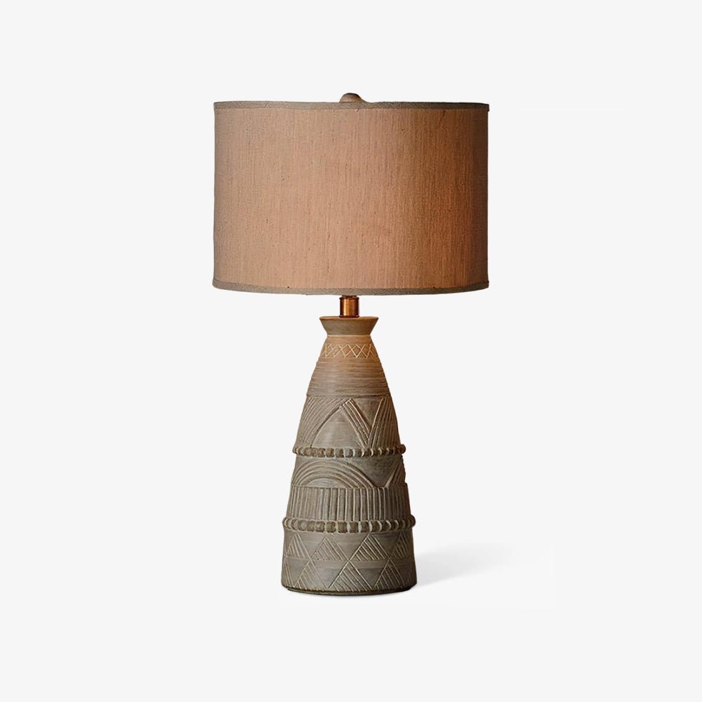 Sylvan Grace Table Light, Bedside Table Lamp, Wood, Model A: ∅ 15.7″ x H 27.2″