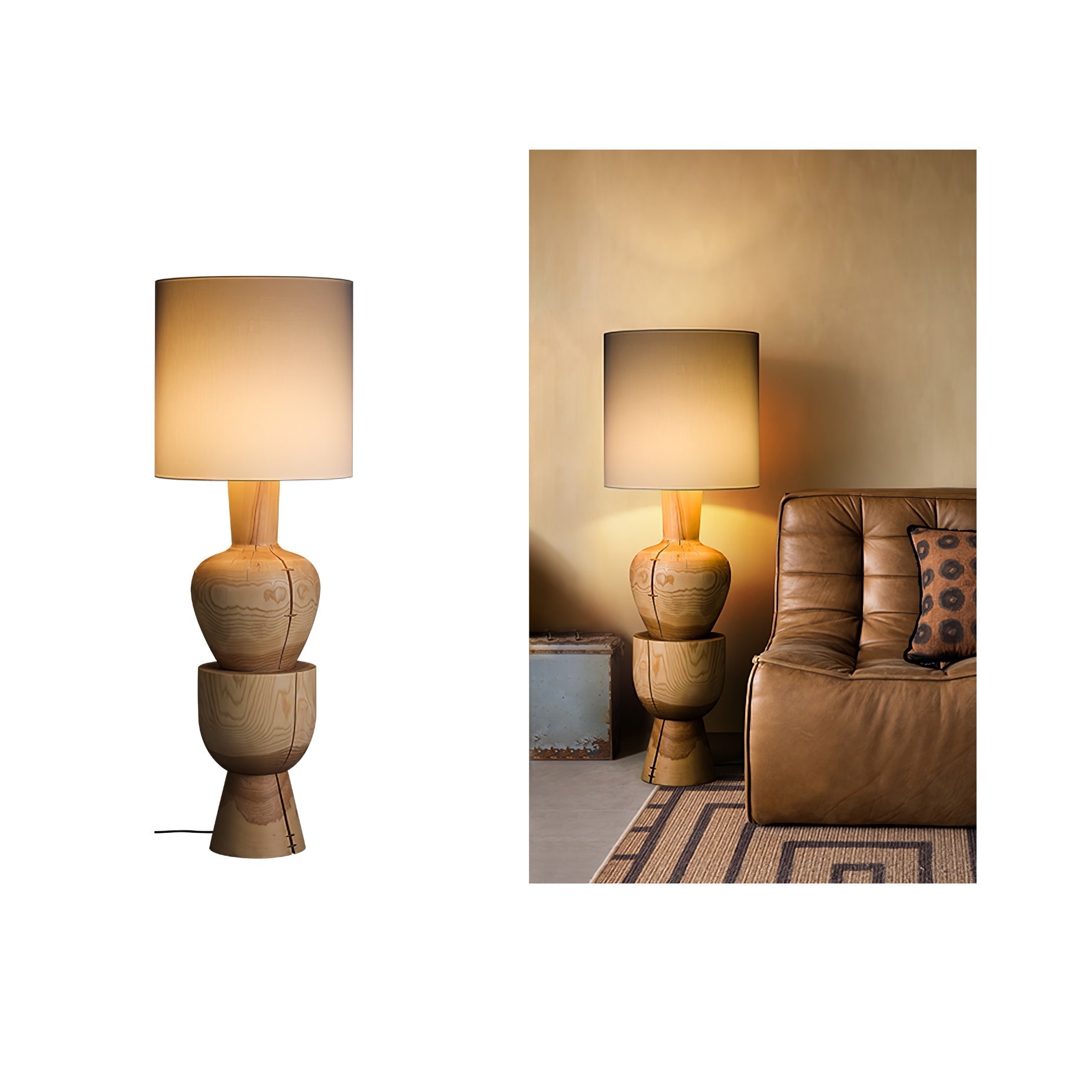 Sylvia Wood Floor Light, Floor Lamp, detail 19