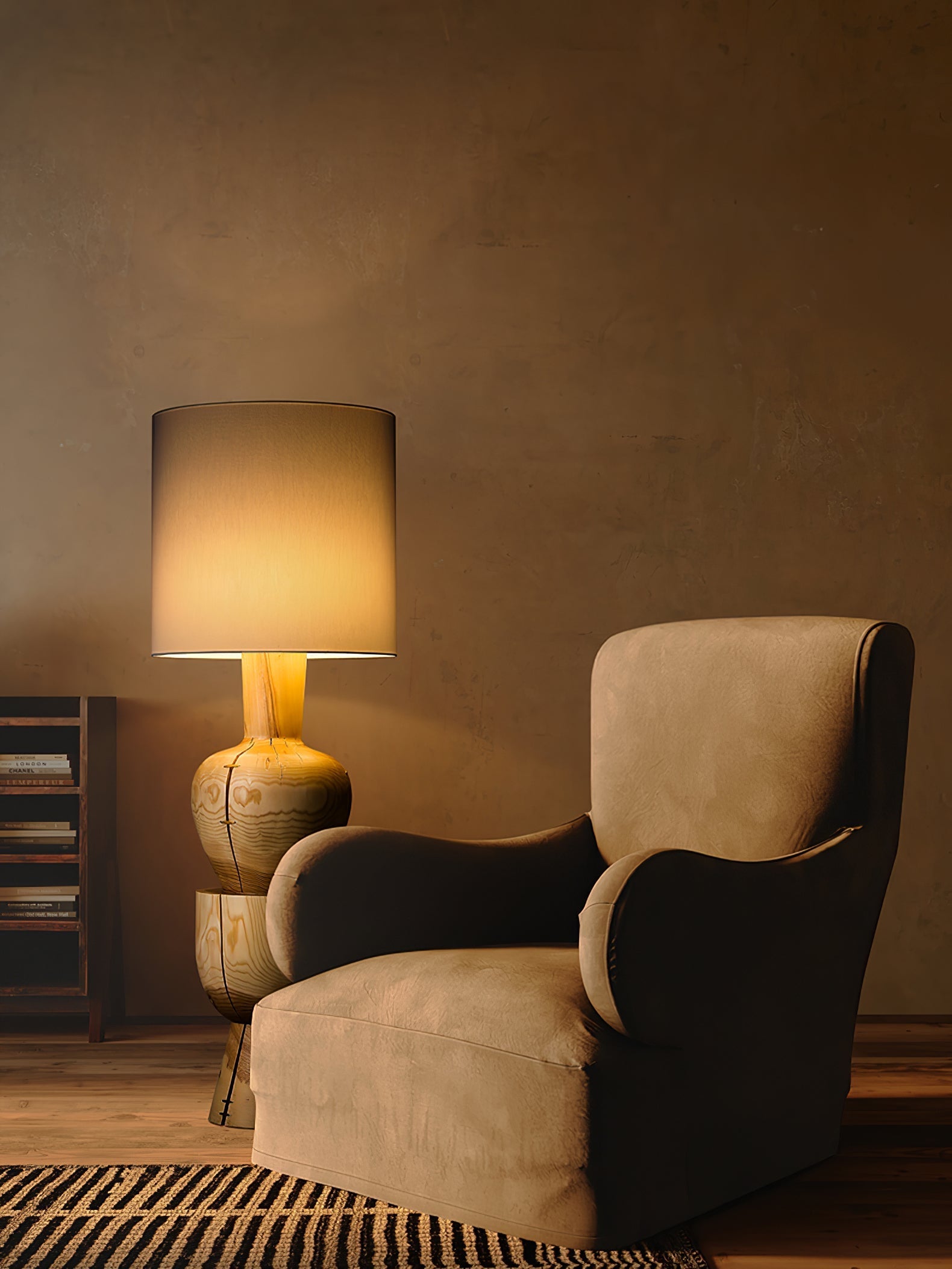 Sylvia Wood Floor Light, Floor Lamp, detail 16