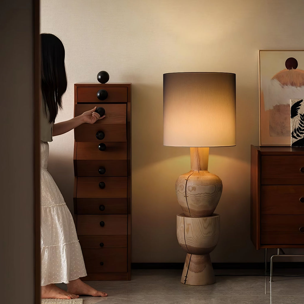 Sylvia Wood Floor Light, Floor Lamp, detail 4