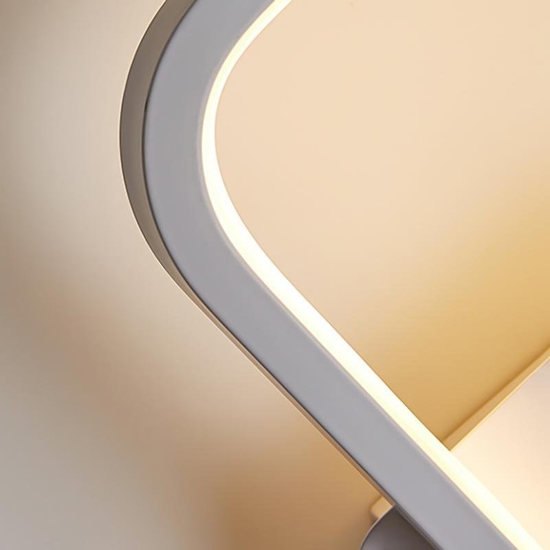 Square Soft Warm Contemporary Nordic Square Style LED Wall Light, Bathroom Wall Sconce, detail 5