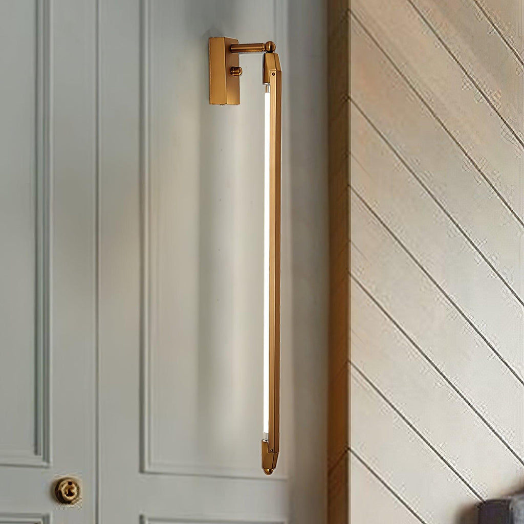 T Tube Wall Light, Hardwired Wall Sconce, detail 4
