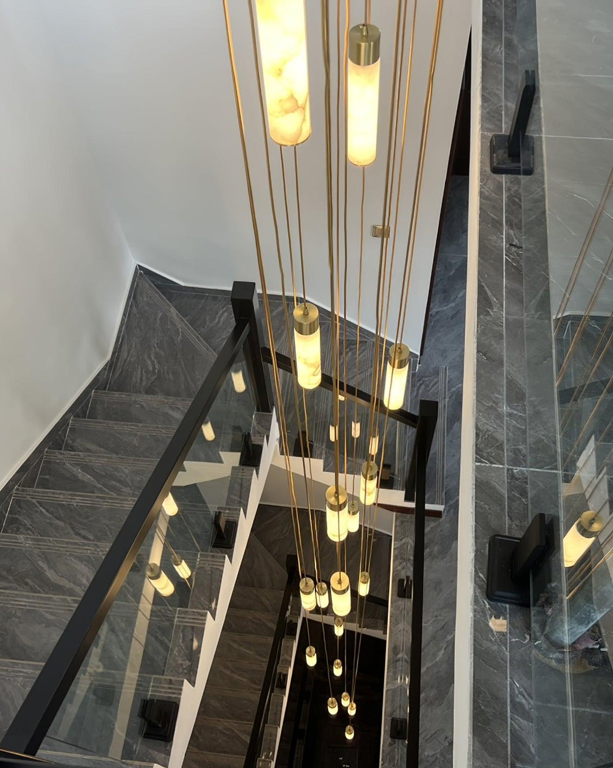 Tala Brass Drop light Pendant Lamp detail view 8