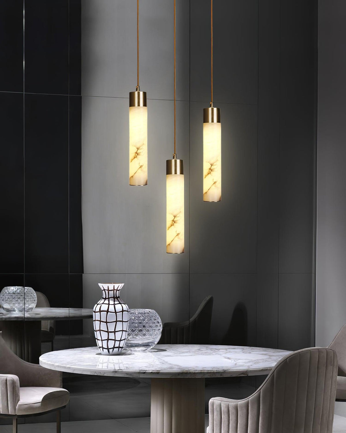 Tala Brass Drop light Pendant Lamp detail view 10