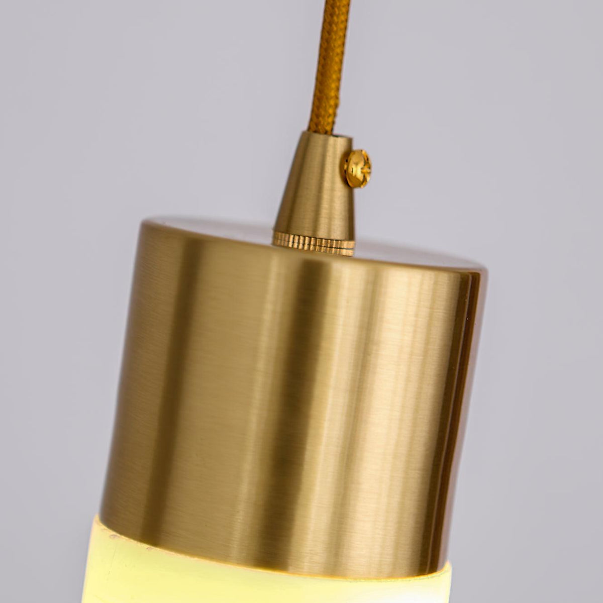 Tala Brass Drop light Pendant Lamp detail view 12