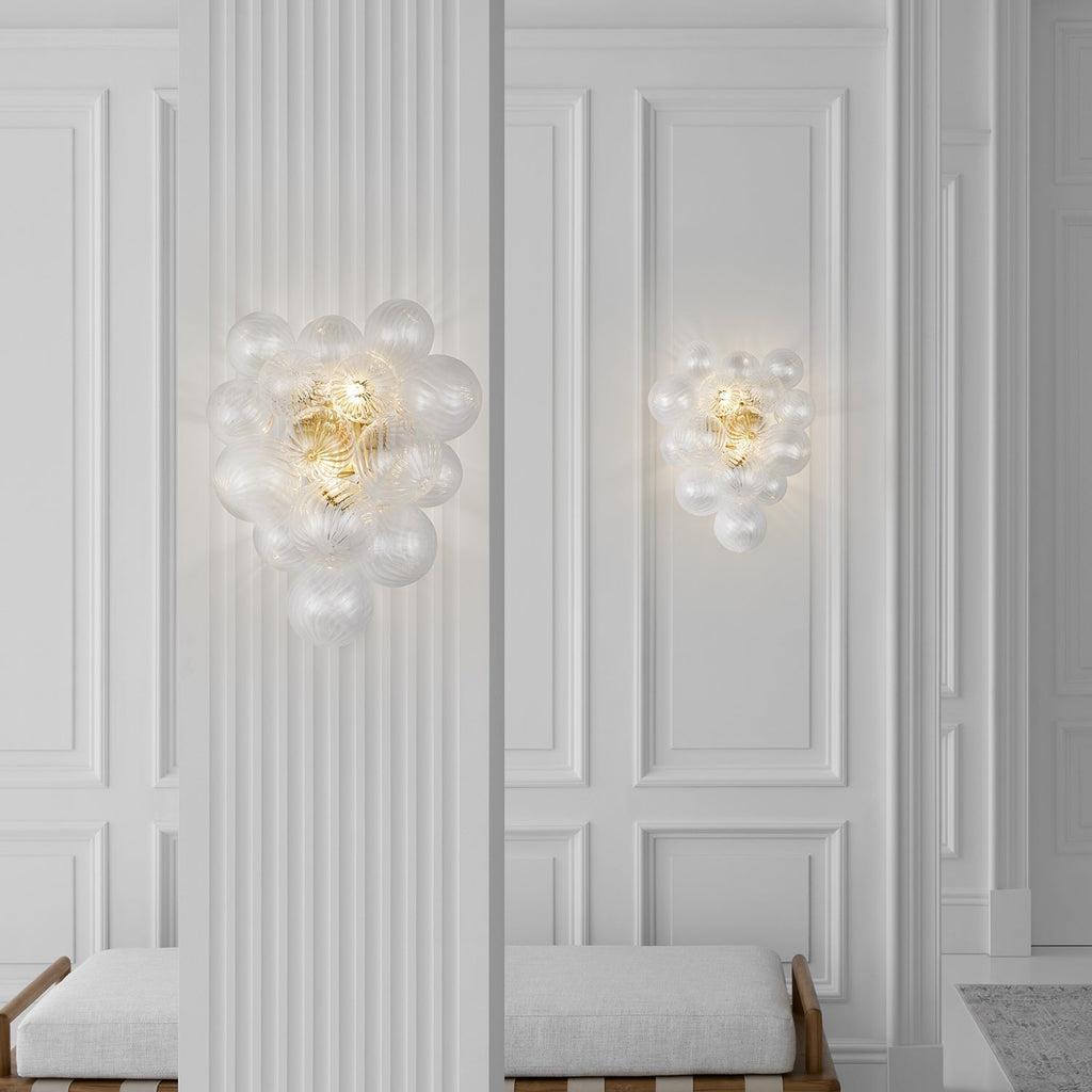 Talia Wall Light - Dia 43cm x H 37cm Metal, Hardwired Wall Sconce, detail 3