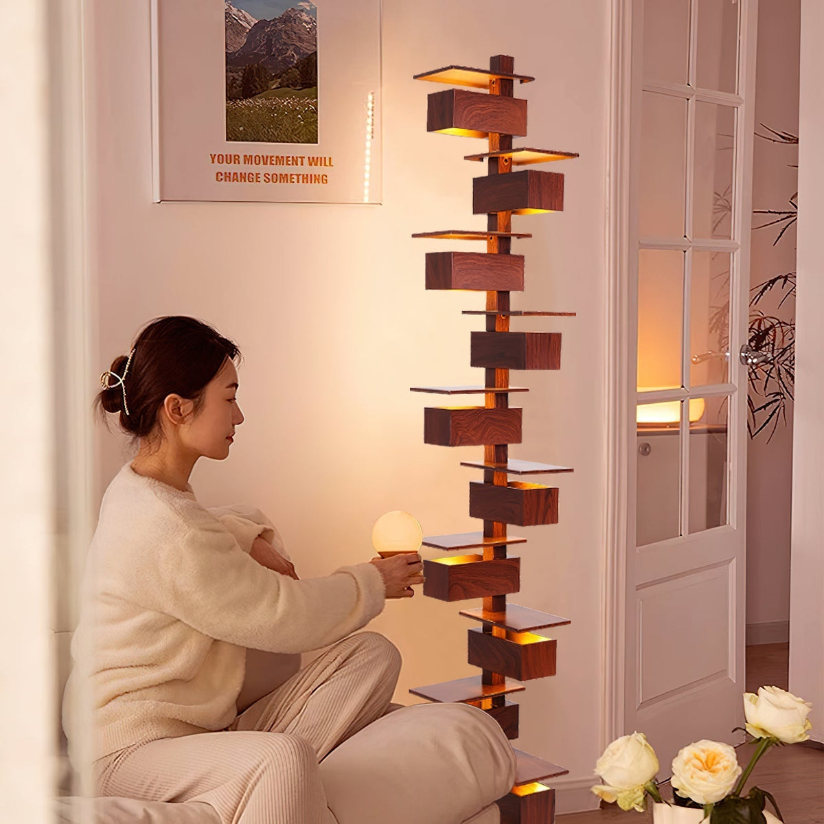 Taliesin Floor Light, Floor Lamp, detail 32