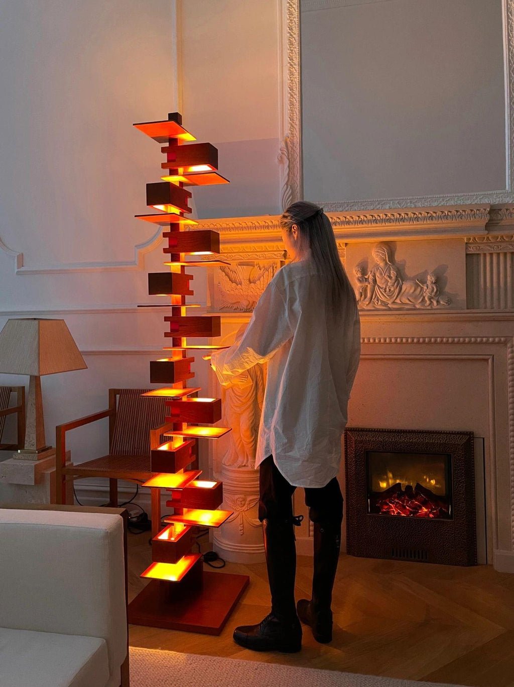 Taliesin Floor Light, Floor Lamp, detail 7