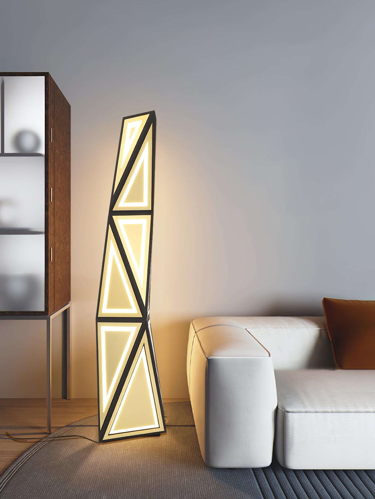 Tapered Cube Floor Light, Floor Lamp, detail 5