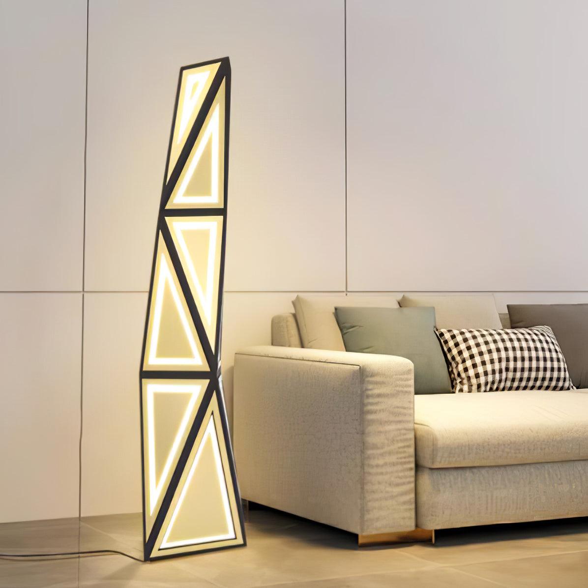 Tapered Cube Floor Light, Floor Lamp, detail 2