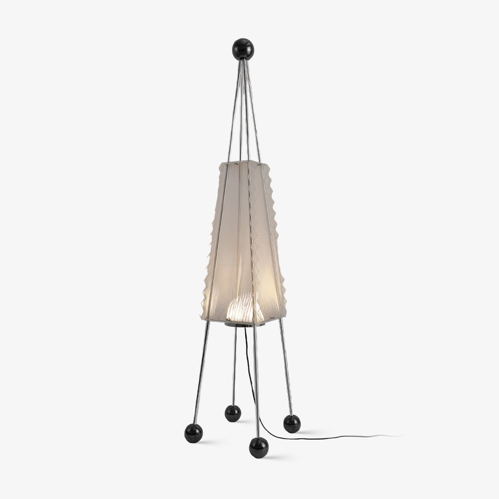 Tent Floor Light, Floor Lamp, Stainless steel, L 40cm x W 40cm x H 175cm
