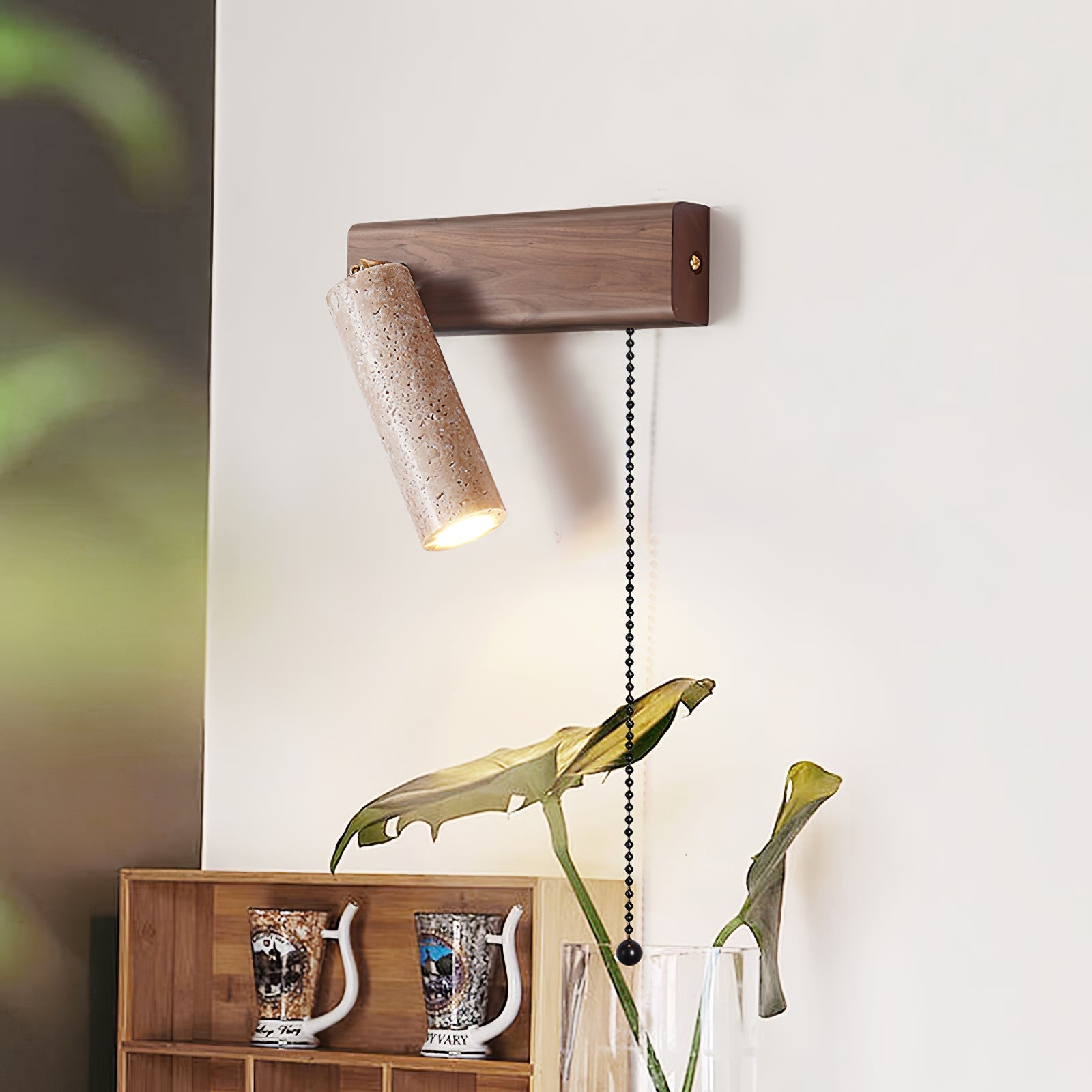 Terra Beam Pull Wall Light, Hardwired Wall Sconce, detail 2