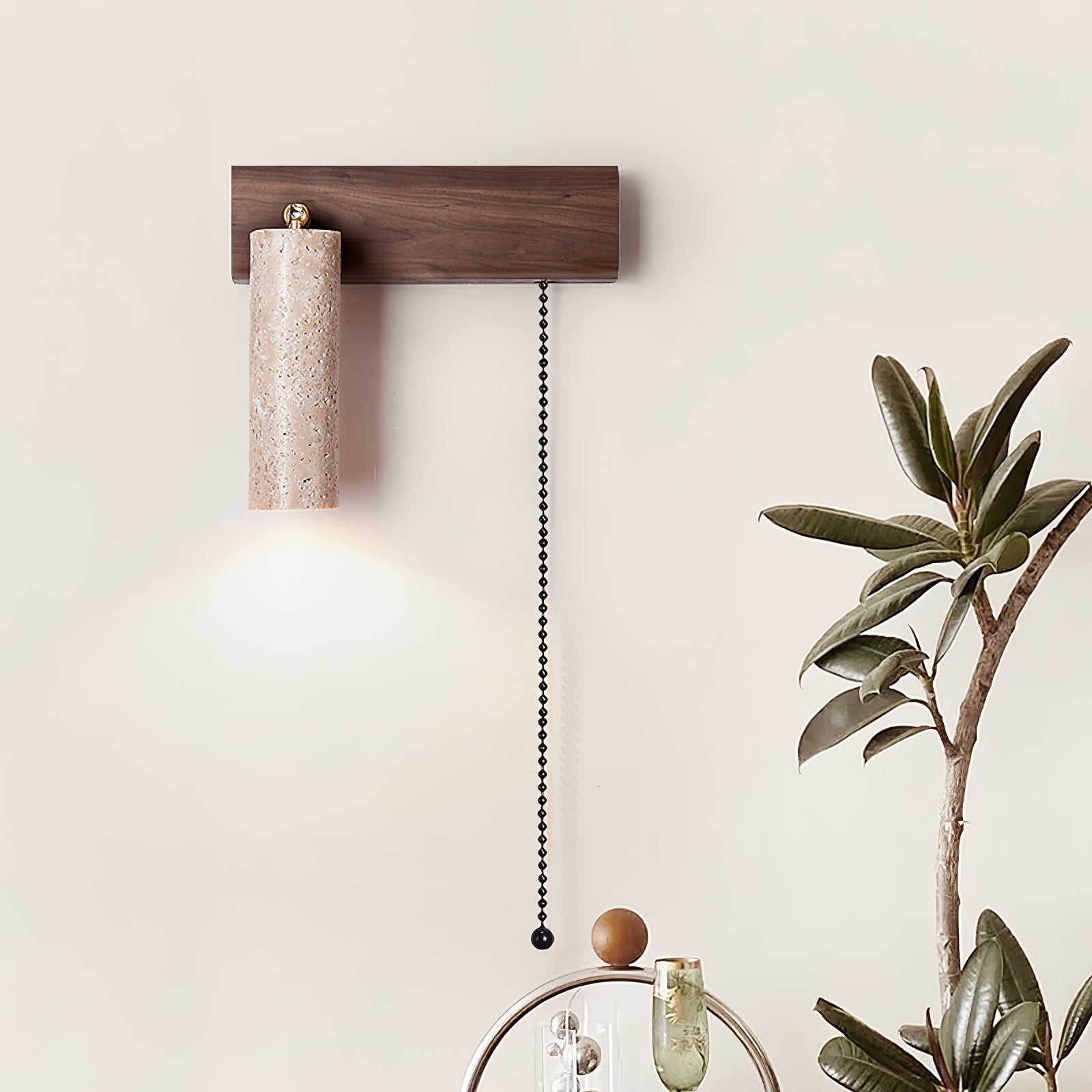 Terra Beam Pull Wall Light, Hardwired Wall Sconce, detail 4