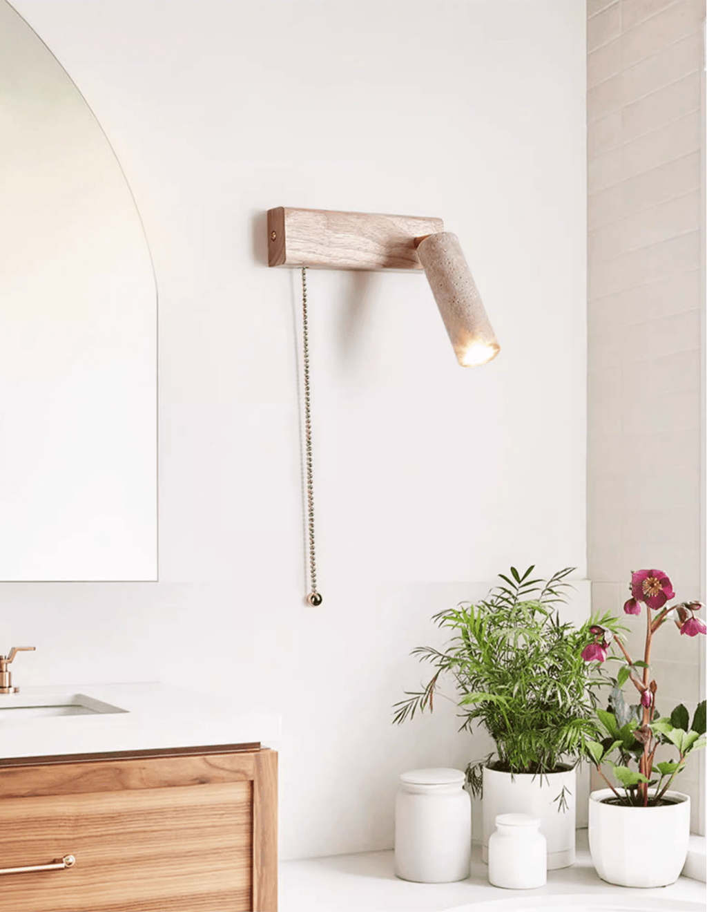 Terra Beam Pull Wall Light, Hardwired Wall Sconce, detail 6