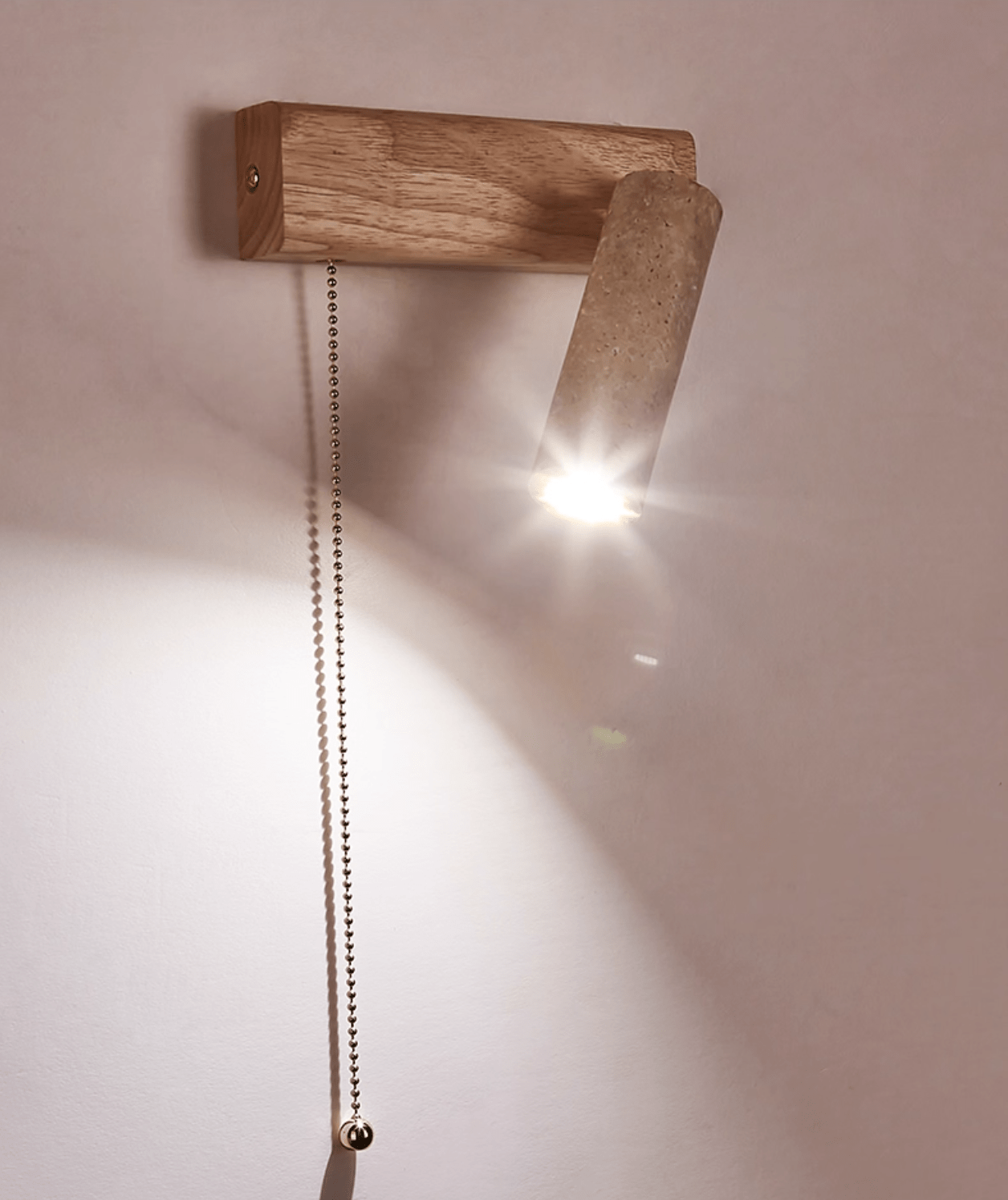 Terra Beam Pull Wall Light, Hardwired Wall Sconce, detail 9