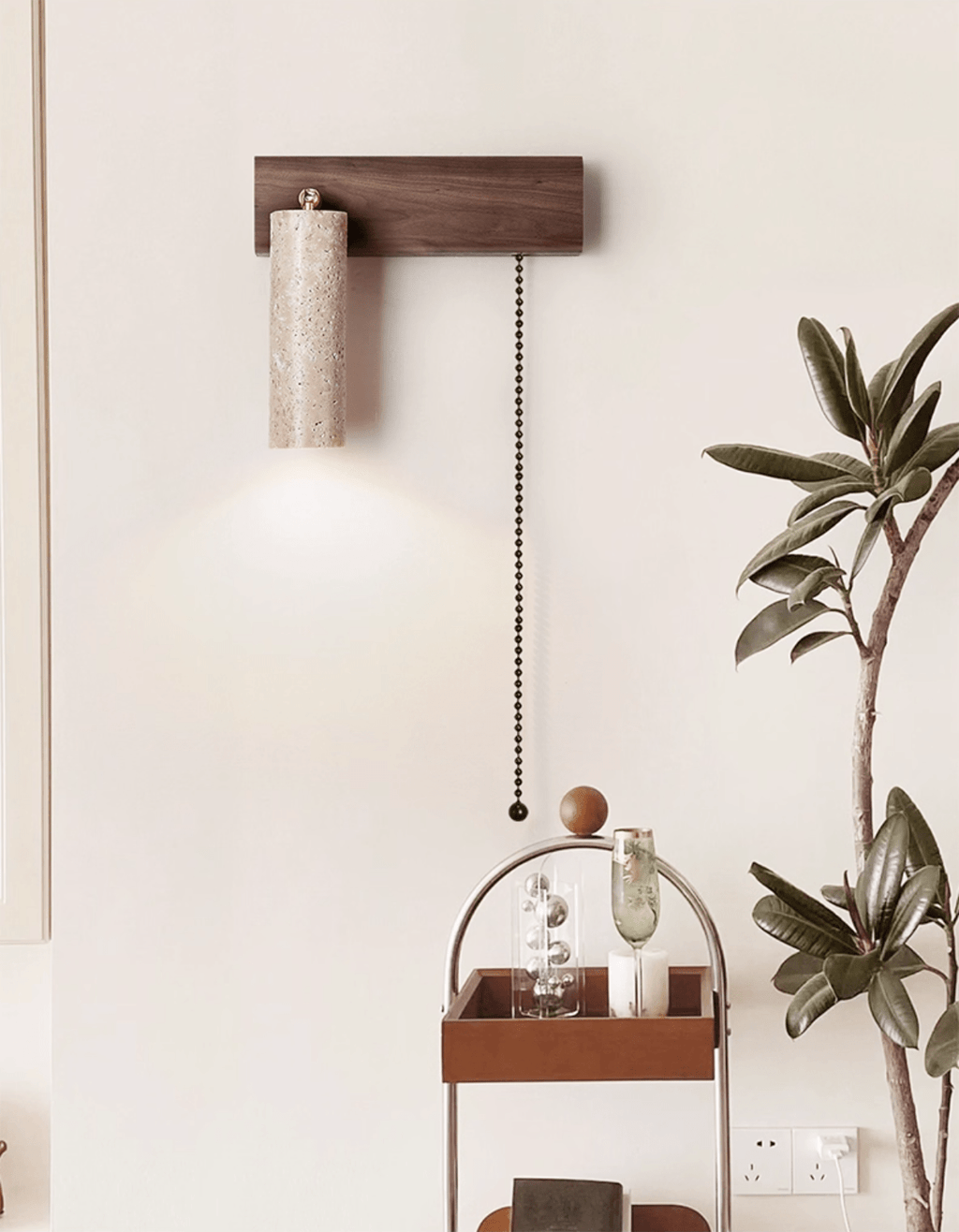 Terra Beam Pull Wall Light, Hardwired Wall Sconce, detail 11