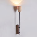 Terra Bell Wall Light, Hardwired Wall Sconce, Metal, Dia 12cm x H 71cm