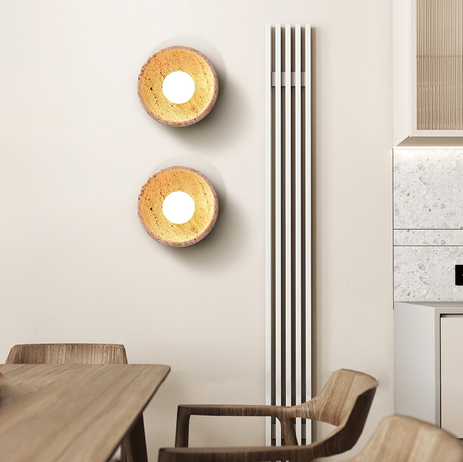 Terra Bowl Wall Light, Hardwired Wall Sconce, detail 3
