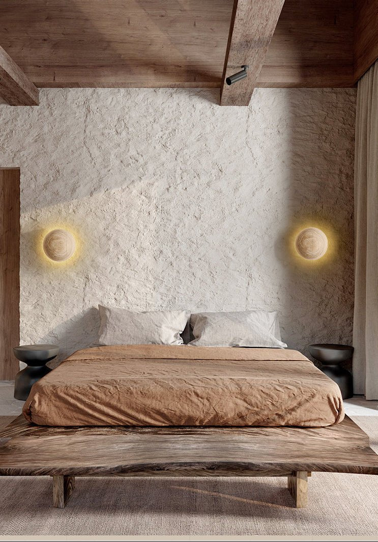 Terra Disc Wall Light, Hardwired Wall Sconce, detail 5