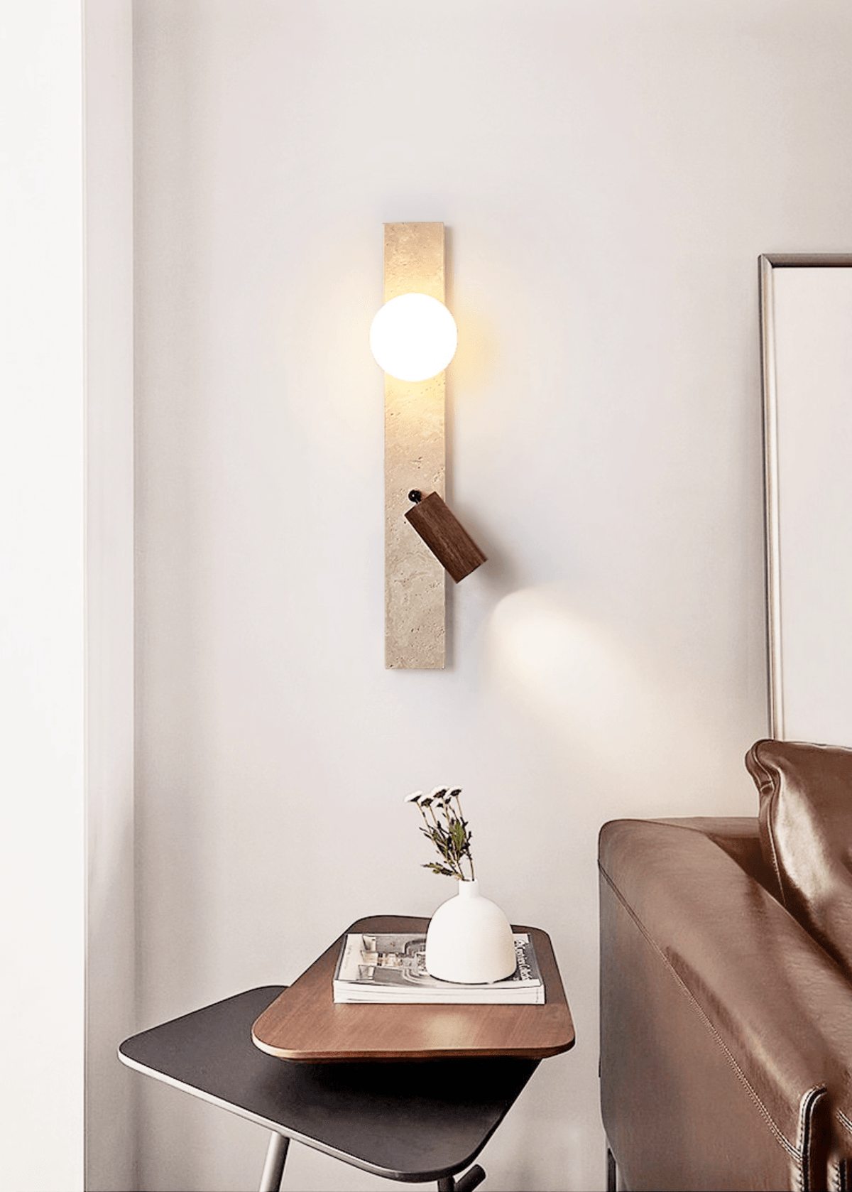 Terra Linear Wall Light, Hardwired Wall Sconce, detail 5