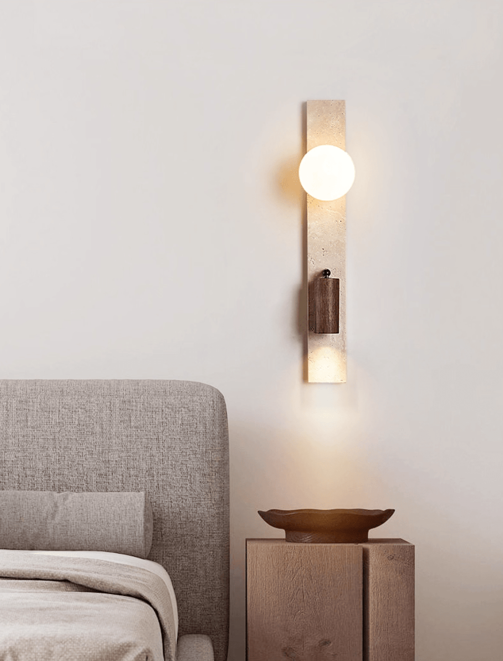 Terra Linear Wall Light, Hardwired Wall Sconce, detail 9