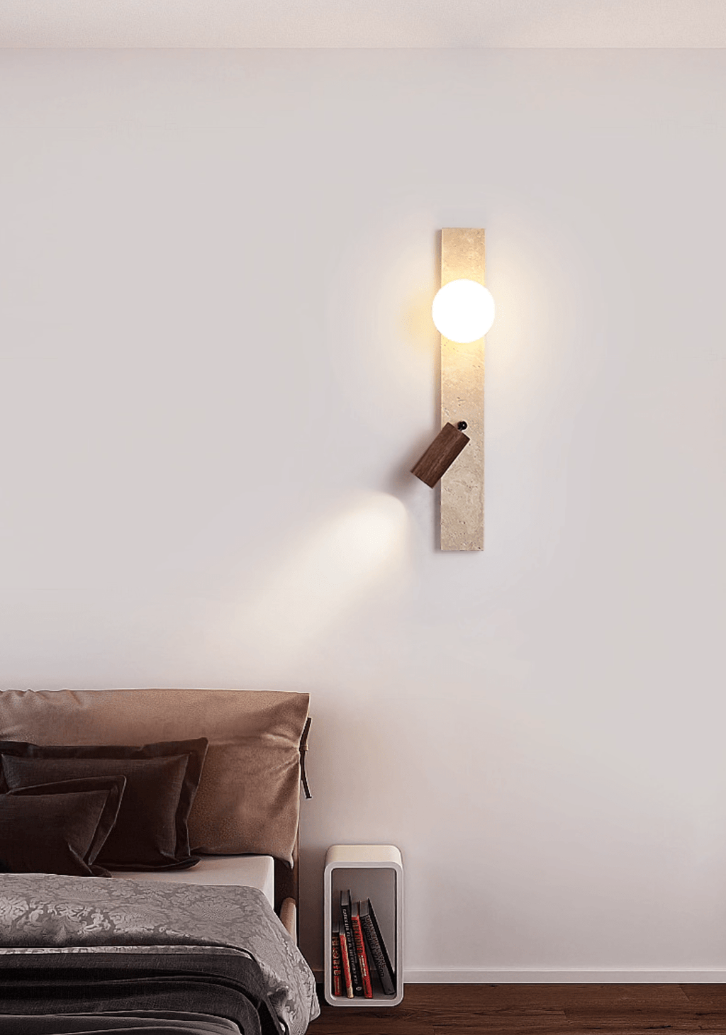 Terra Linear Wall Light, Hardwired Wall Sconce, detail 10