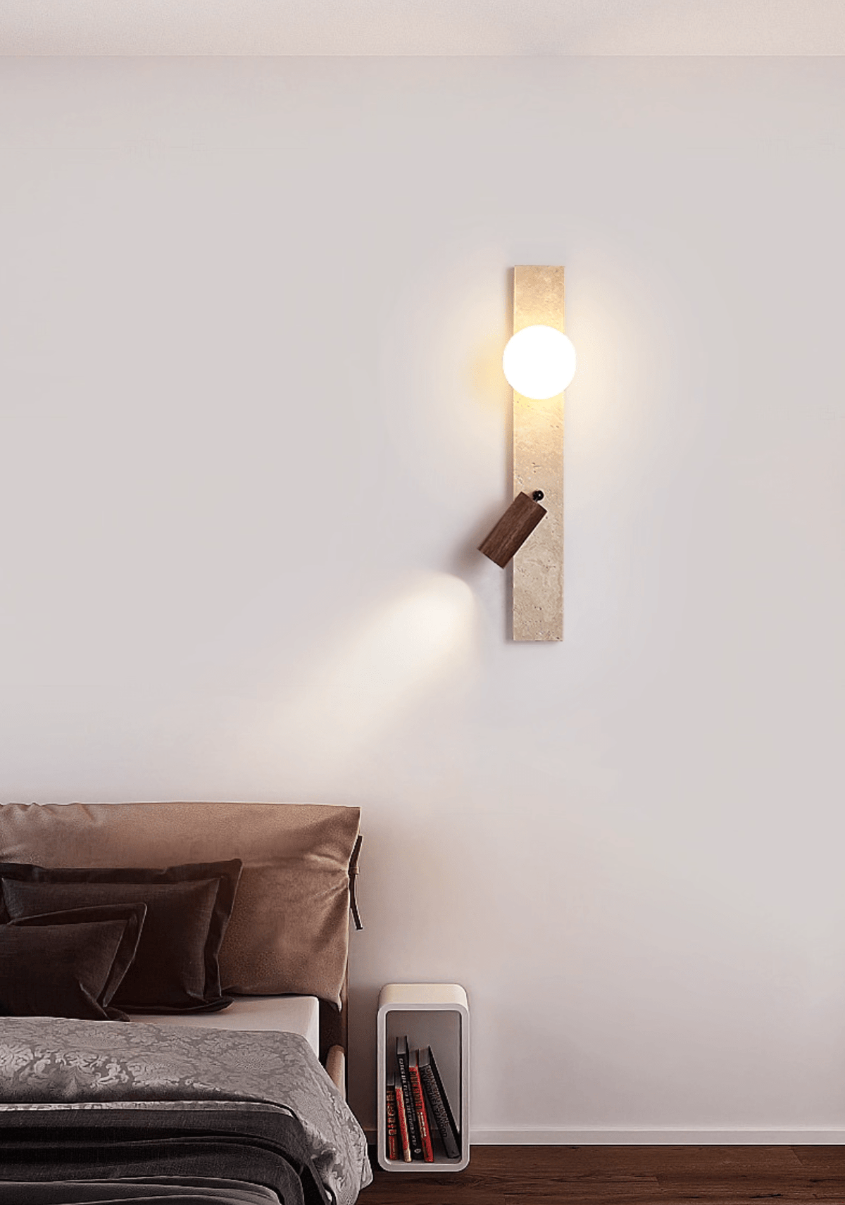 Terra Linear Wall Light, Hardwired Wall Sconce, detail 10