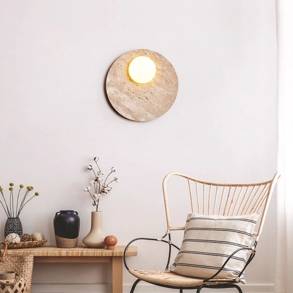 Terra Lume Orb Wall Light, Hardwired Wall Sconce, detail 10
