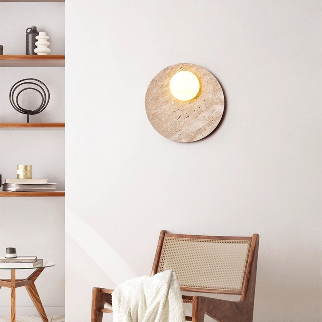 Terra Lume Orb Wall Light, Hardwired Wall Sconce, detail 2